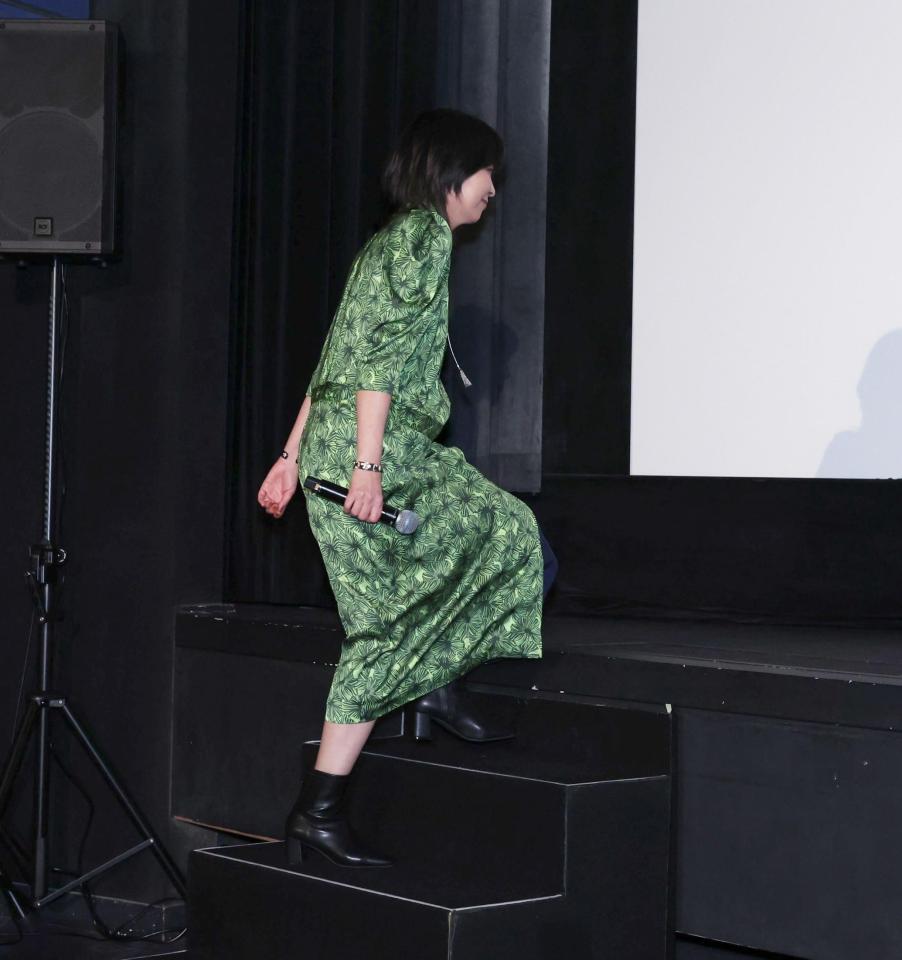 　大ヒット舞台あいさつに登壇する松たか子（撮影・中島達哉）