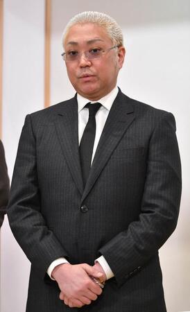 　舞台への意気込みを語る尾上松緑（撮影・持木克友）