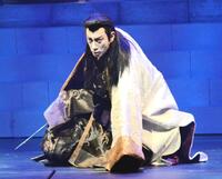 　公開ゲネプロを行った市川團十郎