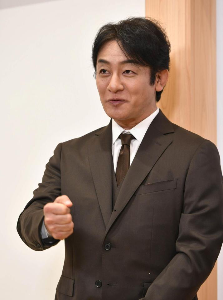 　舞台への意気込みを語る片岡愛之助（撮影・持木克友）