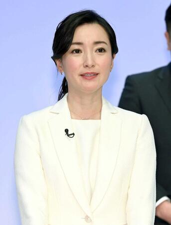 大江麻理子キャスター＝２０２２年６月