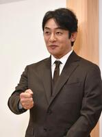 　舞台への意気込みを語る片岡愛之助（撮影・持木克友）