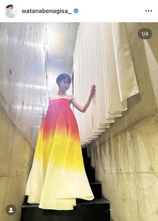 　渡邊渚のインスタグラム＠ｗａｔａｎａｂｅｎａｇｉｓａ＿より