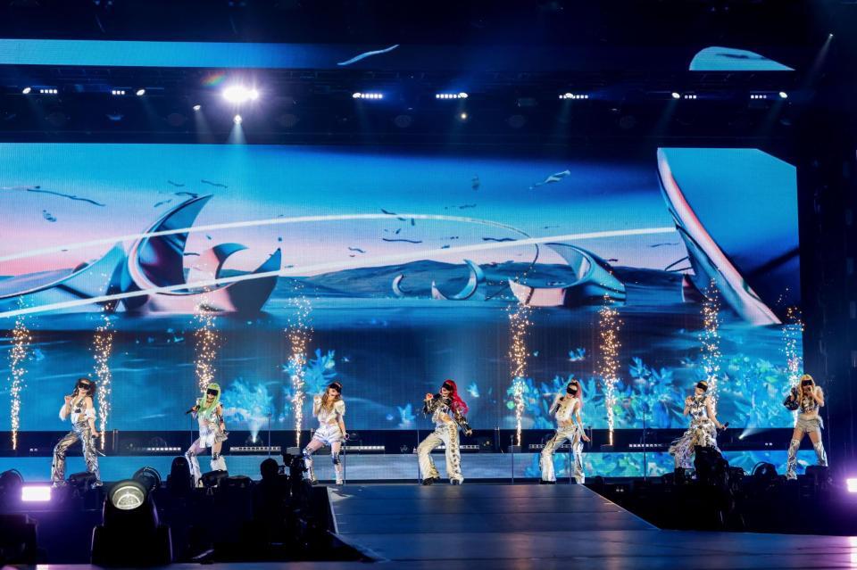 　ステージで躍動したＸＧ