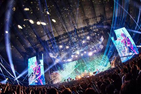 　２５年ぶりの対バンで大盛り上がりとなった東京ドーム