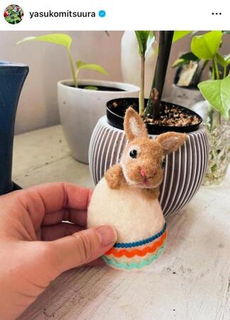 　光浦靖子のインスタグラム＠ｙａｓｕｋｏｍｉｔｓｕｕｒａ（２４年３月）より