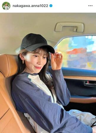 　中川安奈アナのインスタグラム＠ｎａｋａｇａｗａ．ａｎｎａ１０２２より 