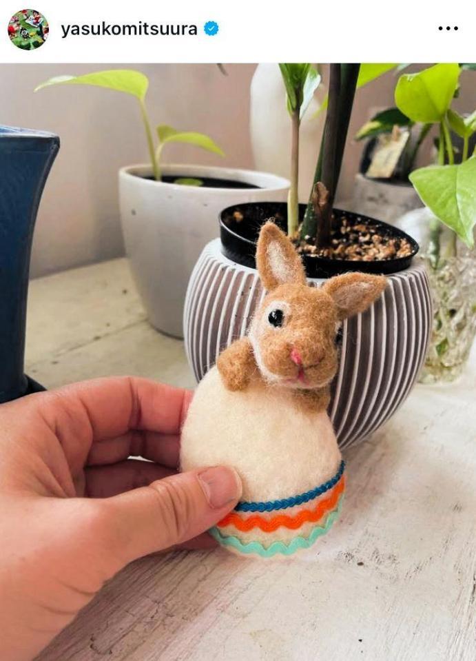 　光浦靖子のインスタグラム＠ｙａｓｕｋｏｍｉｔｓｕｕｒａ（２４年３月）より