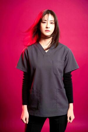 　救命医を演じる松本若菜