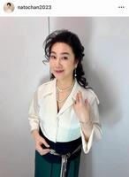 「Ｑさま」出演を報告。名取裕子のインスタグラム＠ｎａｔｏｃｈａｎ２０２３（２月１４日付）より