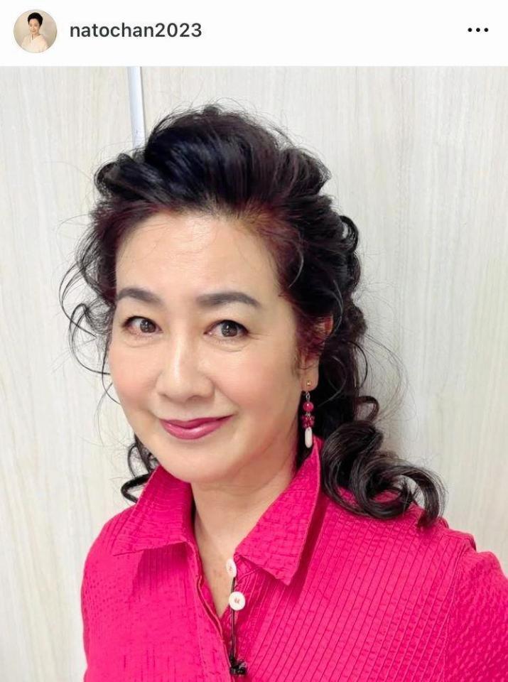 名取裕子のインスタグラム＠ｎａｔｏｃｈａｎ２０２３（２月１４日付）より