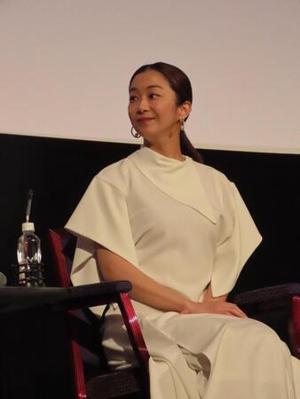 　舞台あいさつに出席した優香