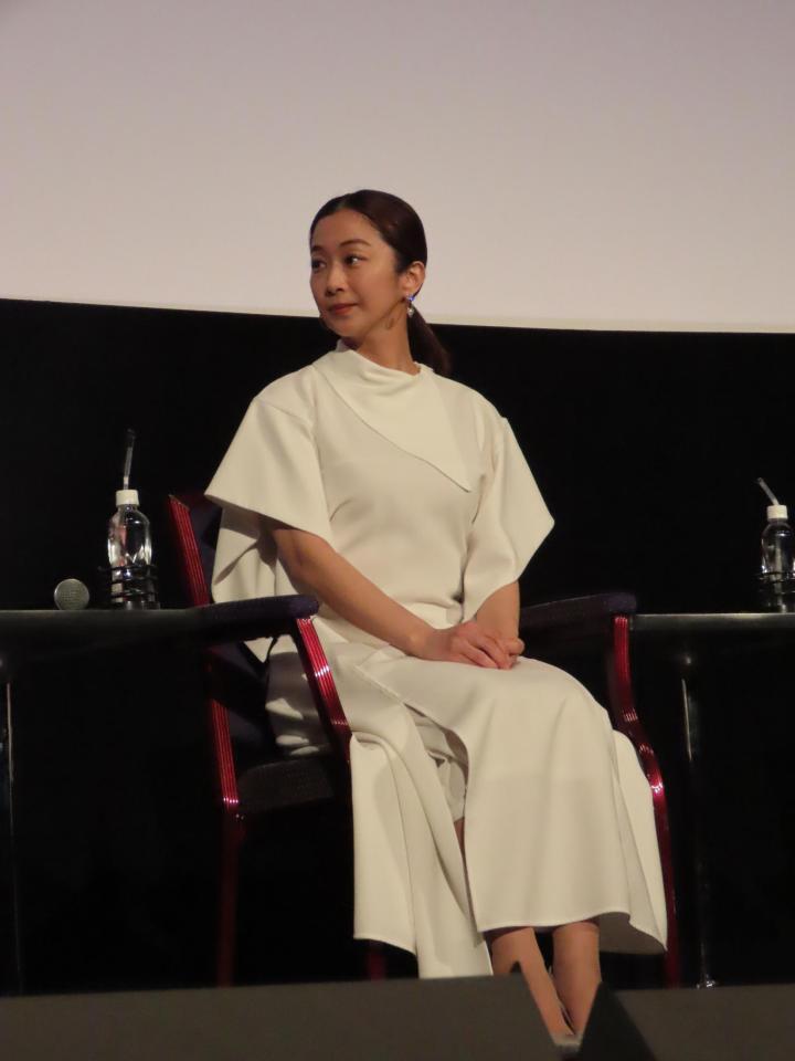 　舞台あいさつに出席した優香