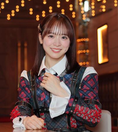 　グループ結成２０周年イヤーを迎え飛躍を誓った総監督のＡＫＢ４８・倉野尾成美（撮影・棚橋慶太）