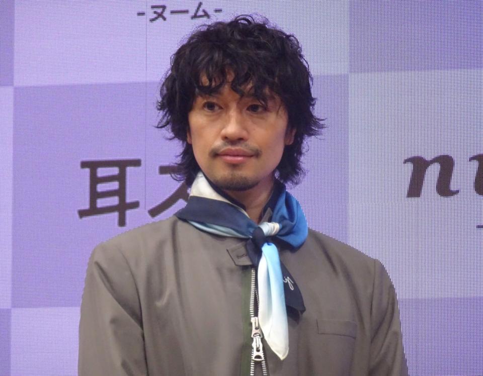 　「ｎｗｍ（ヌーム）」新ＣＭ発表会に出席した斎藤工