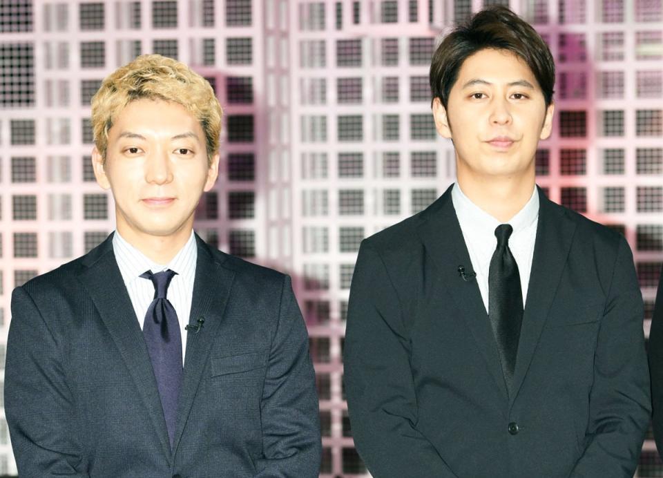 ニューヨーク・嶋佐和也（左）と屋敷裕政