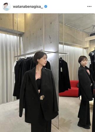 　渡邊渚のインスタグラム＠ｗａｔａｎａｂｅｎａｇｉｓａ＿より
