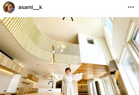 　紺野あさ美のインスタグラム＠ａｓａｍｉ＿＿ｋより