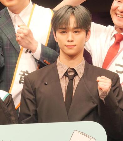 イベントに出席したＩＮＩの後藤威尊＝東京・草月ホール