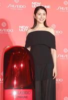 　笑顔を見せる長澤まさみ（撮影・園田高夫）