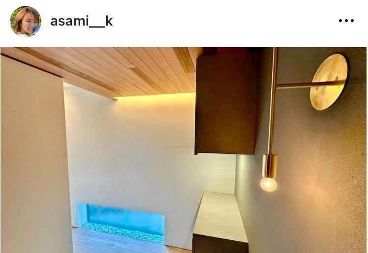 　紺野あさ美のインスタグラム＠ａｓａｍｉ＿＿ｋより