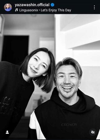 　矢沢心のインスタグラム（＠ｙａｚａｗａｓｈｉｎ．ｏｆｆｉｃｉａｌ）より。