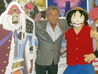 　アニメのアフレコに初挑戦したみのもんたさん＝２００８年１月２２日