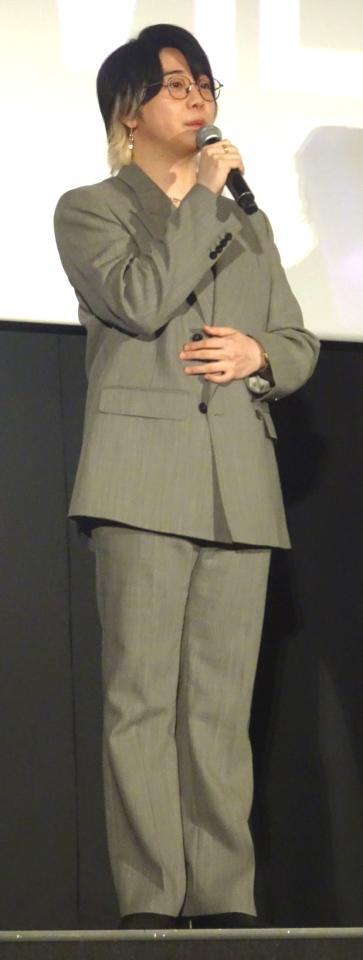 　「ゼンジン未到とヴェルトラウム～銘銘編～」舞台あいさつに登壇したＭｒｓ．ＧＲＥＥＮ　ＡＰＰＬＥの大森元貴