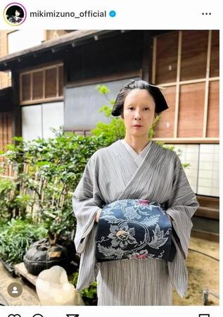 　水野美紀のインスタグラム（ｍｉｋｉｍｉｚｕｎｏ＿ｏｆｆｉｃｉａｌ）より