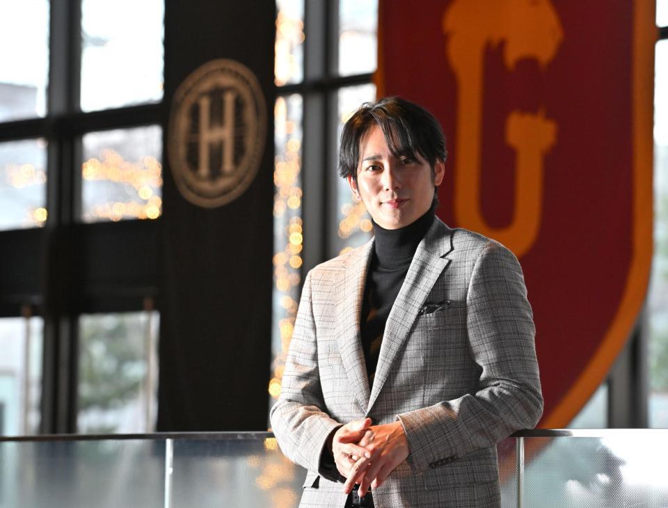 　舞台「ハリー・ポッターと呪いの子」の主人公・ハリー役として新たに加わることとなった平岡祐太（撮影・伊藤笙子）