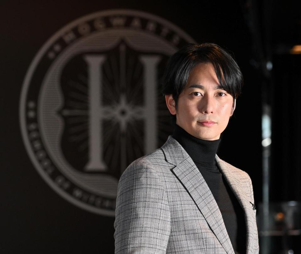 　舞台「ハリー・ポッターと呪いの子」の主人公・ハリー役として新たに加わることとなった平岡祐太（撮影・伊藤笙子）