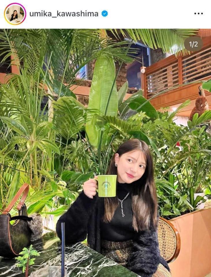 川島海荷のインスタグラム＠ｕｍｉｋａ＿ｋａｗａｓｈｉｍａより