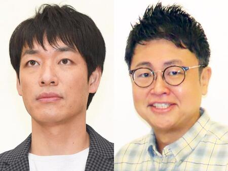 　麒麟・川島明（左）と銀シャリ・橋本直