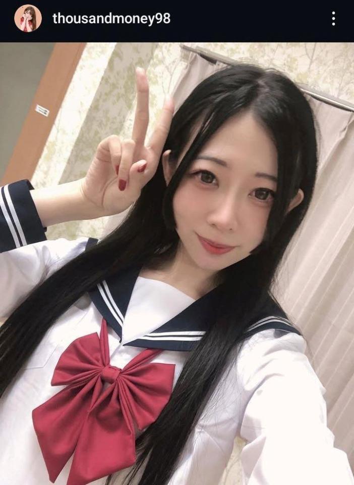 　いぜんのインスタグラム（＠ｔｈｏｕｓａｎｄｍｏｎｅｙ９８）より