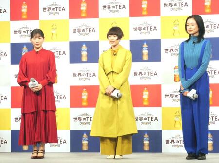 　イベントに出席した（左から）伊藤沙莉、杉咲花、河合優実