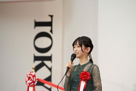 　イベントに登壇した乃木坂４６・池田瑛紗