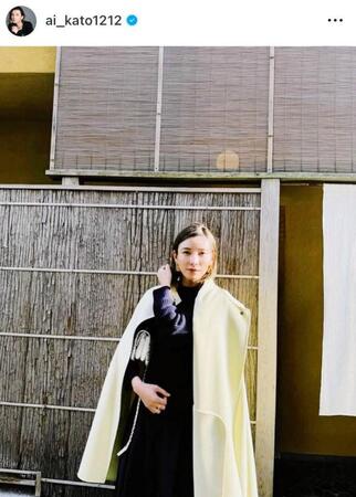 　加藤あいのインスタグラム＠ａｉ＿ｋａｔｏ１２１２より