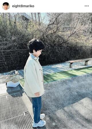 　「ホットスポット」のオフショット。川原瑛都の公式＠ｅｉｇｈｔ８ｍａｒｉｋｏより