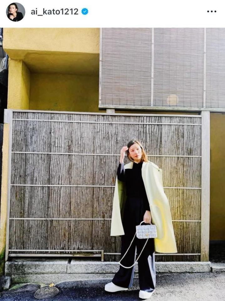 　加藤あいのインスタグラム＠ａｉ＿ｋａｔｏ１２１２より
