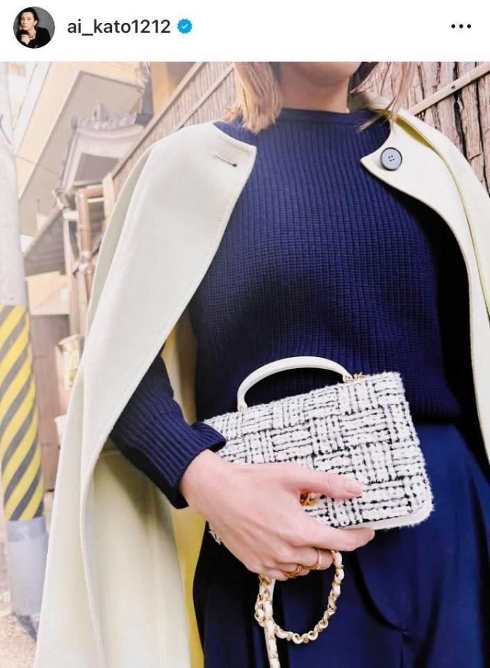 　加藤あいのインスタグラム＠ａｉ＿ｋａｔｏ１２１２より