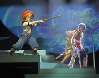 　デュラン役を熱演する超特急の小笠原海（左）＝撮影・西岡正