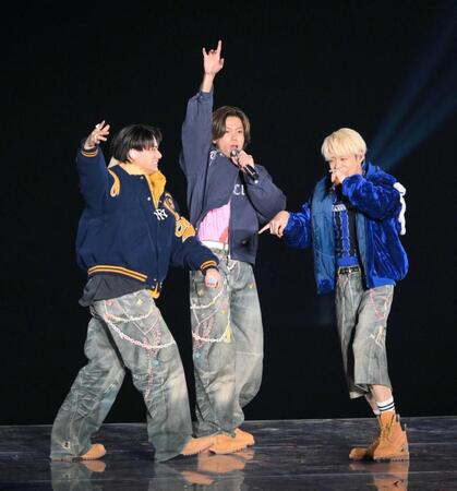 　「ｔｏ　ＨＥＲＯｅｓ　～ＴＯＢＥ　２ｎｄ　Ｓｕｐｅｒ　Ｌｉｖｅ～」でパフォーマンスするＮｕｍｂｅｒ＿ｉ（撮影・伊藤笙子）