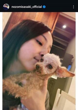 　佐々木希インスタグラム（＠ｎｏｚｏｍｉｓａｓａｋｉ＿ｏｆｆｉｃｉａｌ）より。