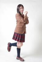 　優しくほほ笑む黒江こはる（撮影・吉澤敬太）