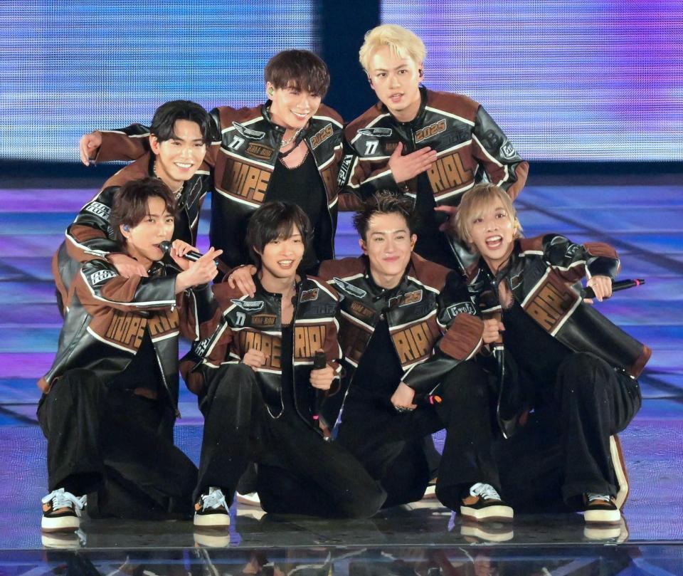 　「ｔｏ　ＨＥＲＯｅｓ　～ＴＯＢＥ　２ｎｄ　Ｓｕｐｅｒ　Ｌｉｖｅ～」でパフォーマンスするＩＭＰ．（撮影・伊藤笙子）