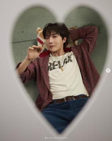 　ＢＴＳ　Ｊ－ＨＯＰＥの公式インスタグラム＠ｕａｒｍｙｈｏｐｅより　新曲「Ｓｗｅｅｔ　Ｄｒｅａｍｓ　（ｆｅａｔ．　Ｍｉｇｕｅｌ）」コンセプトフォト