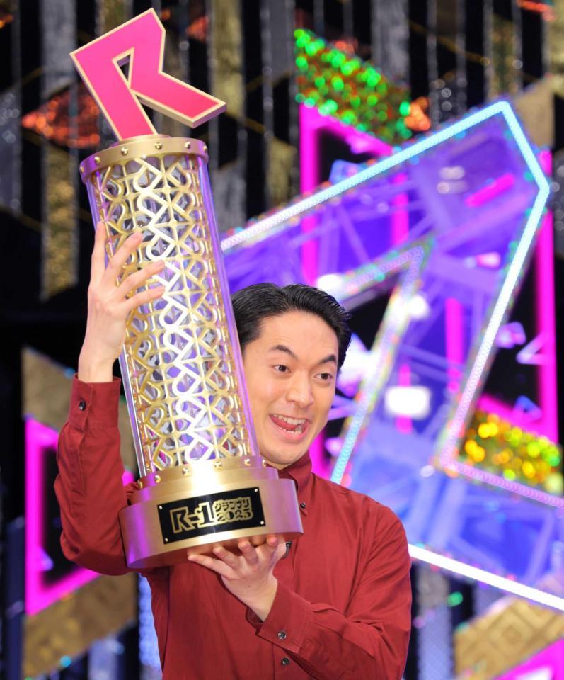 　Ｒ－１グランプリ２０２５で優勝した友田オレ（撮影・吉澤敬太）