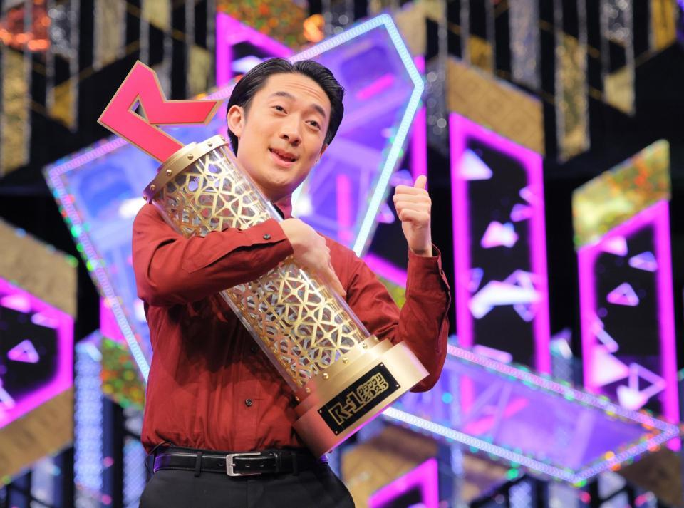 　Ｒ-１グランプリ２０２５で優勝した友田オレ（撮影・吉澤敬太）