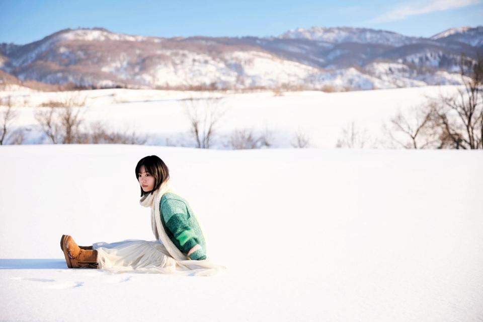 　當真あみ写真集「Ａｍｉ」の本人お気に入りショット　撮影：屋山和樹