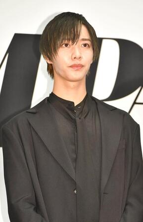 　制作発表記者会見に出席したＩＭＰ．松井奏（撮影・持木克友）